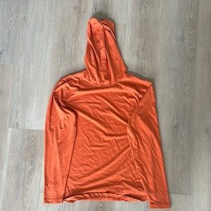 Cuts Orange Long Sleeve Hoodie